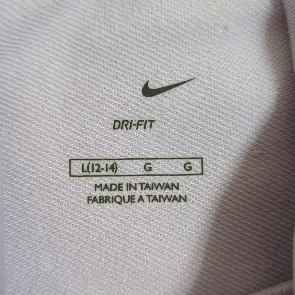 Nike Pro Dri-Fit Mock-Neck Long-Sleeve Top, Color Purple Size L (Kids) - Picture 8 of 14